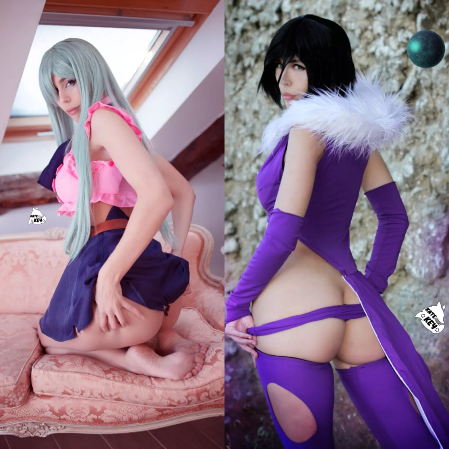 Eli and Merlin cosplay by Kate Key.