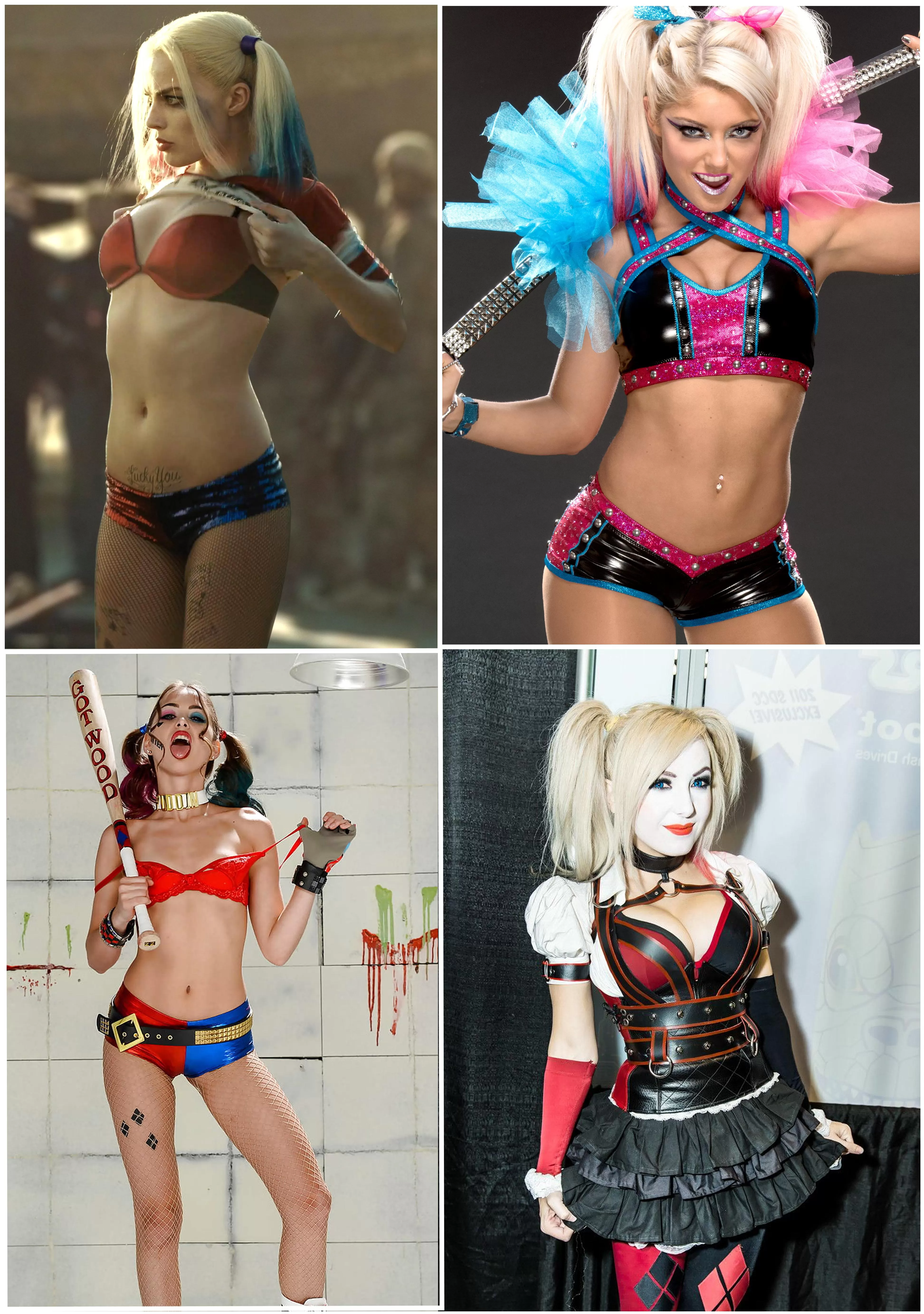 Who is your Harley? [Margot Robbie, Alexa Bliss, Rìley Reíd, Jessica Nígri