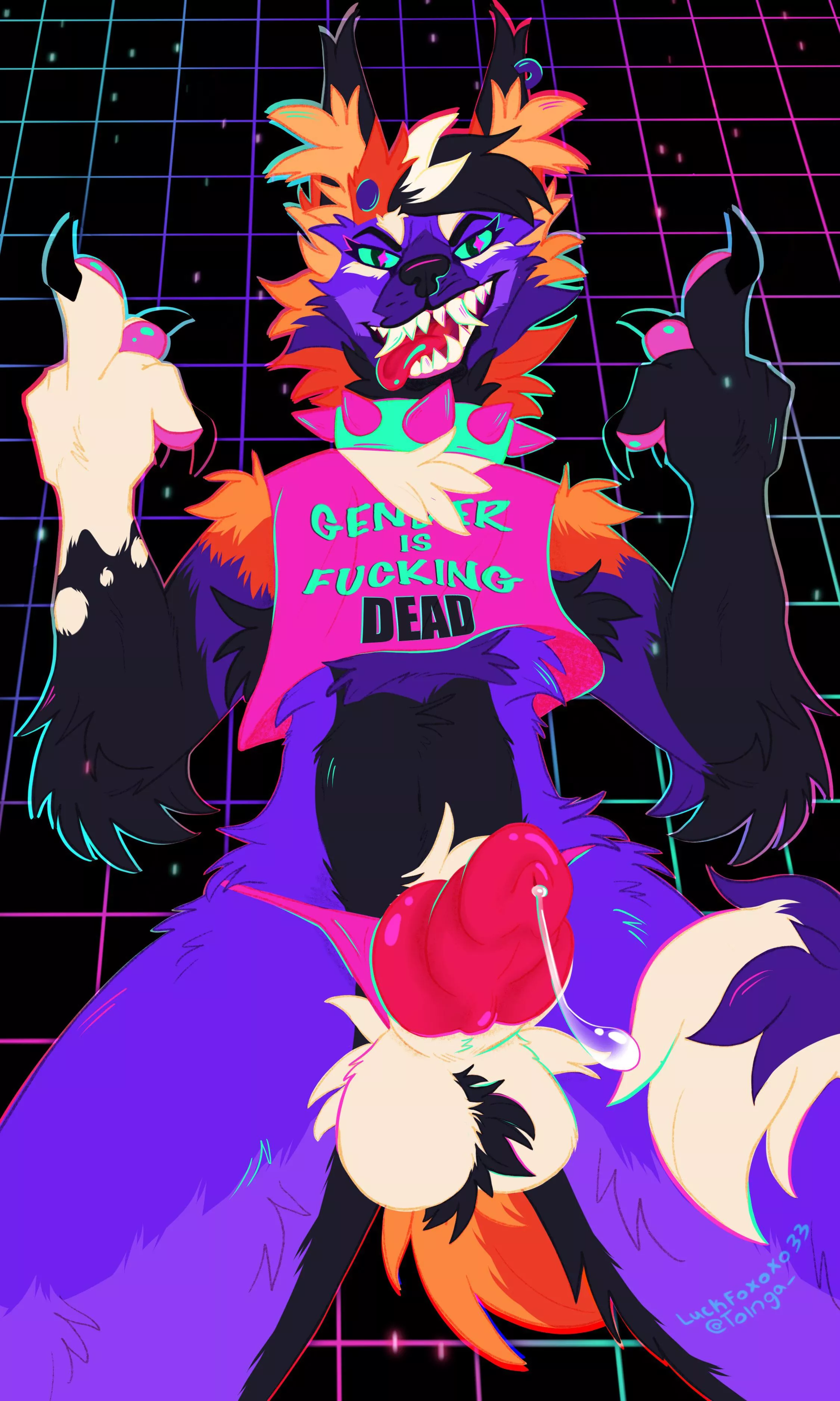 Who needs gender if you have a fat cock? [M] (art by me @Tolnga_)