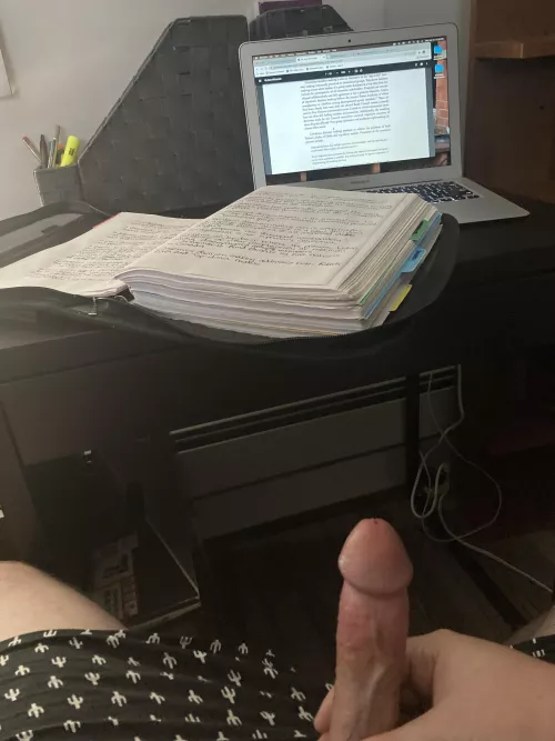 Who wants to give me a mouth or hand during study break?