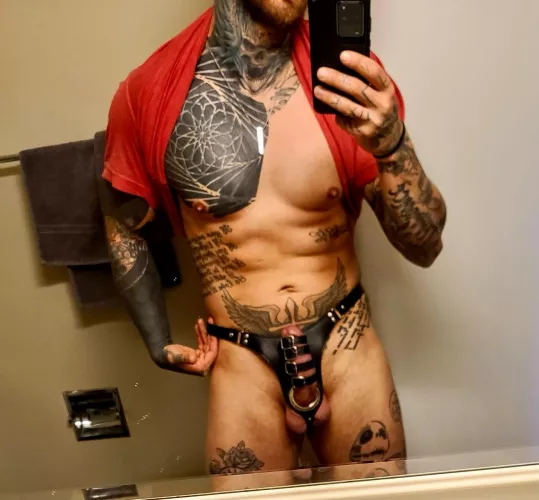 Who wants to let him out of his cage?