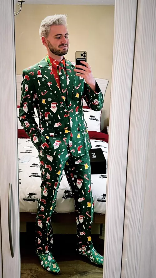 Who would you prefer to come down your chimney - Santa or me?