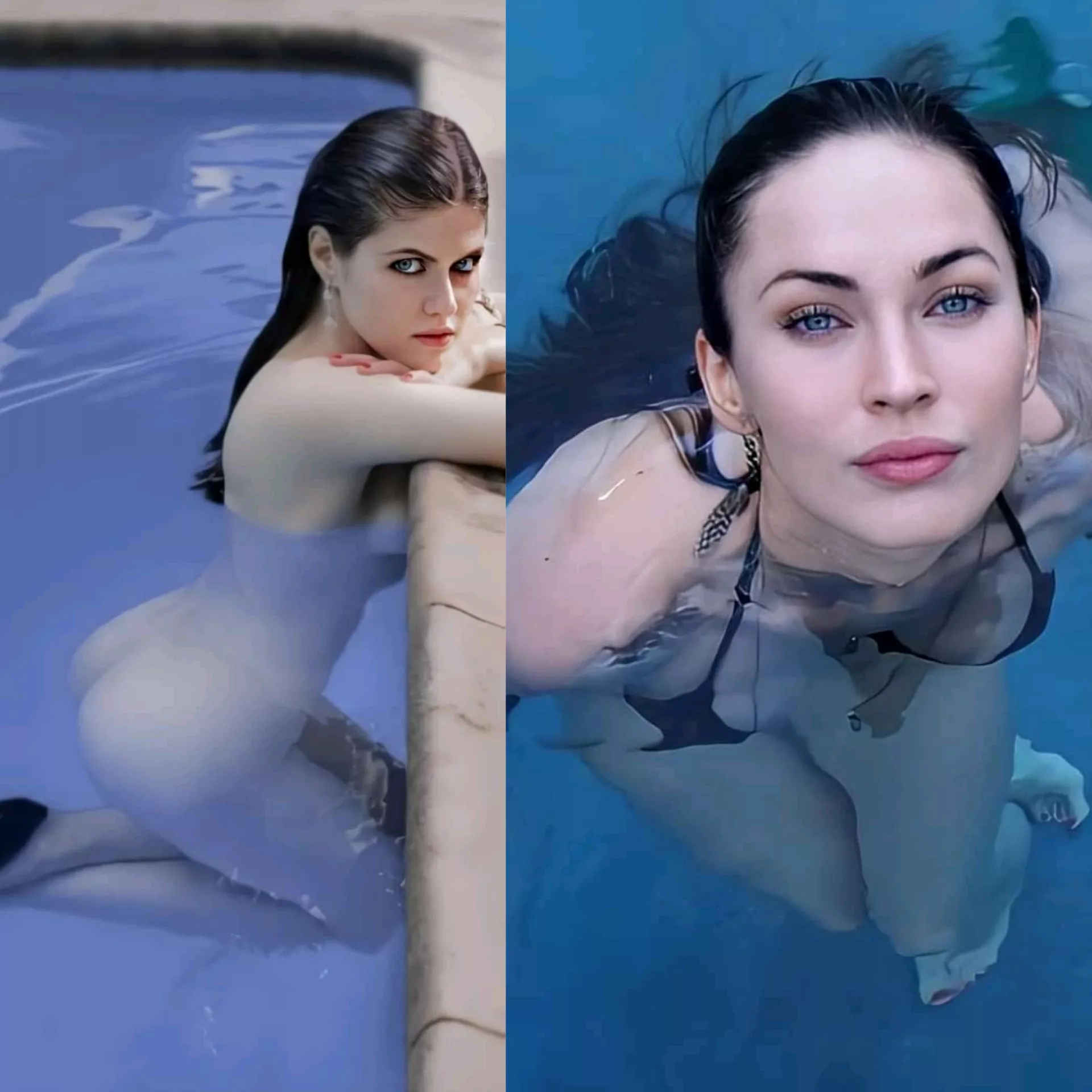 Who D You Fuck In The Pool Alexandra Daddario Or Megan Fox Nudes Jerkofftocelebs Nude Pics Org