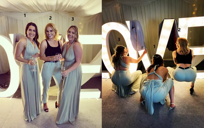 Whos ass would you fuck the hardest? 1, 2 or 3