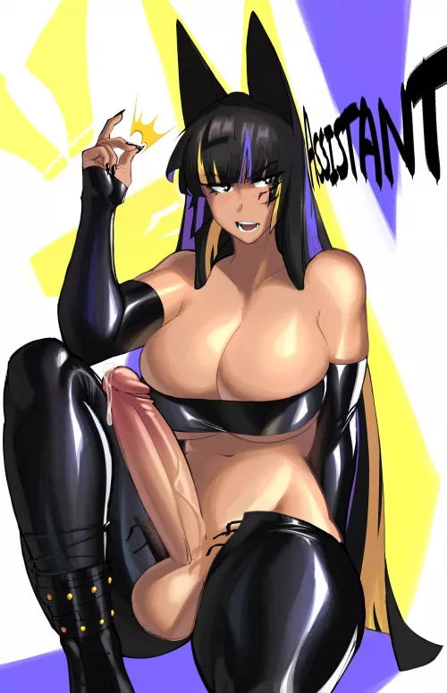 Who's gonna be the assistant to clean up all her precum?