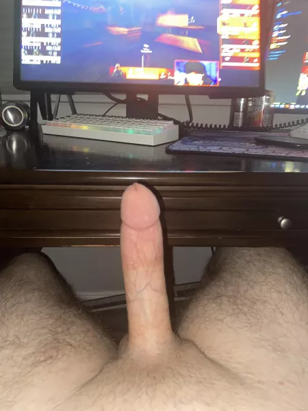 Whoβs gonna support their horny gamer under the desk? π