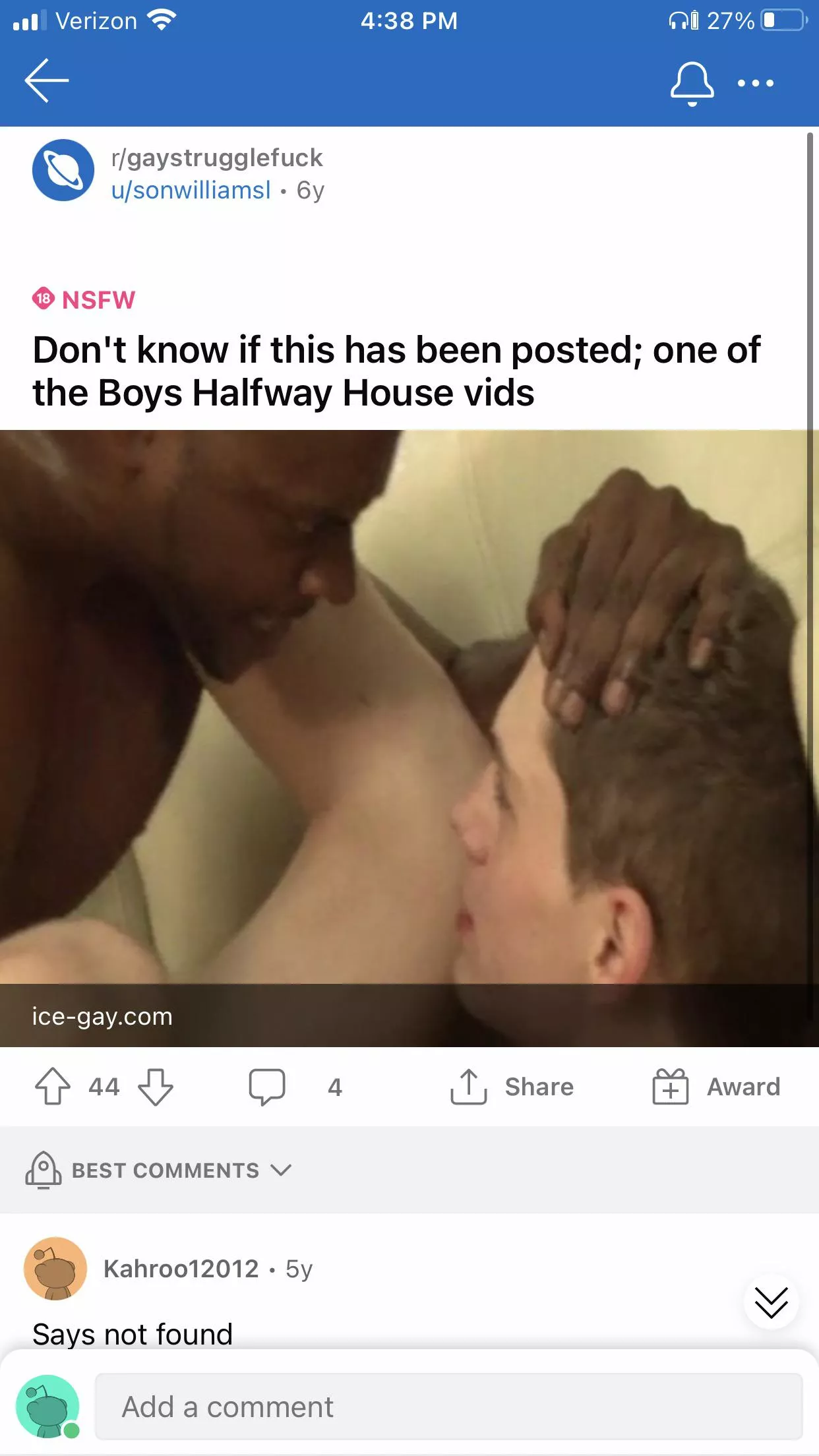 Who’s the man? Who’s the bottom?WHERE’S THE VID? been told it is not actually boys halfway house vid. The top has been in lots of vids, who’s the pretty bottom??