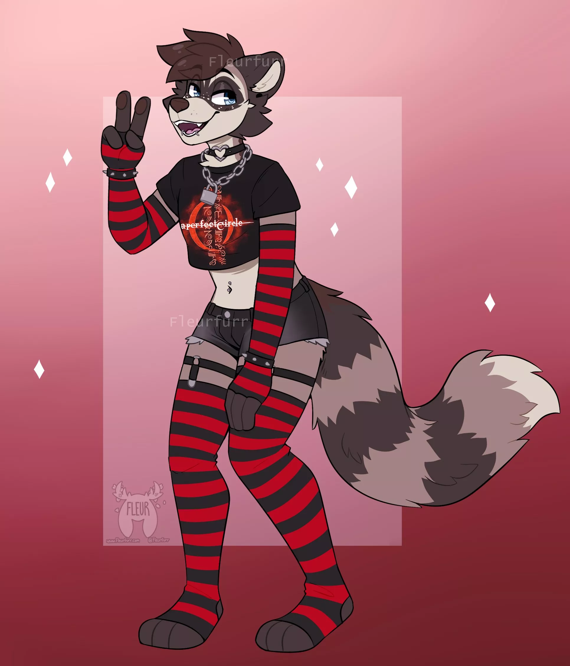 Who's up for a concert? owo (Art by me: @Fleurfurr on Twitter!)