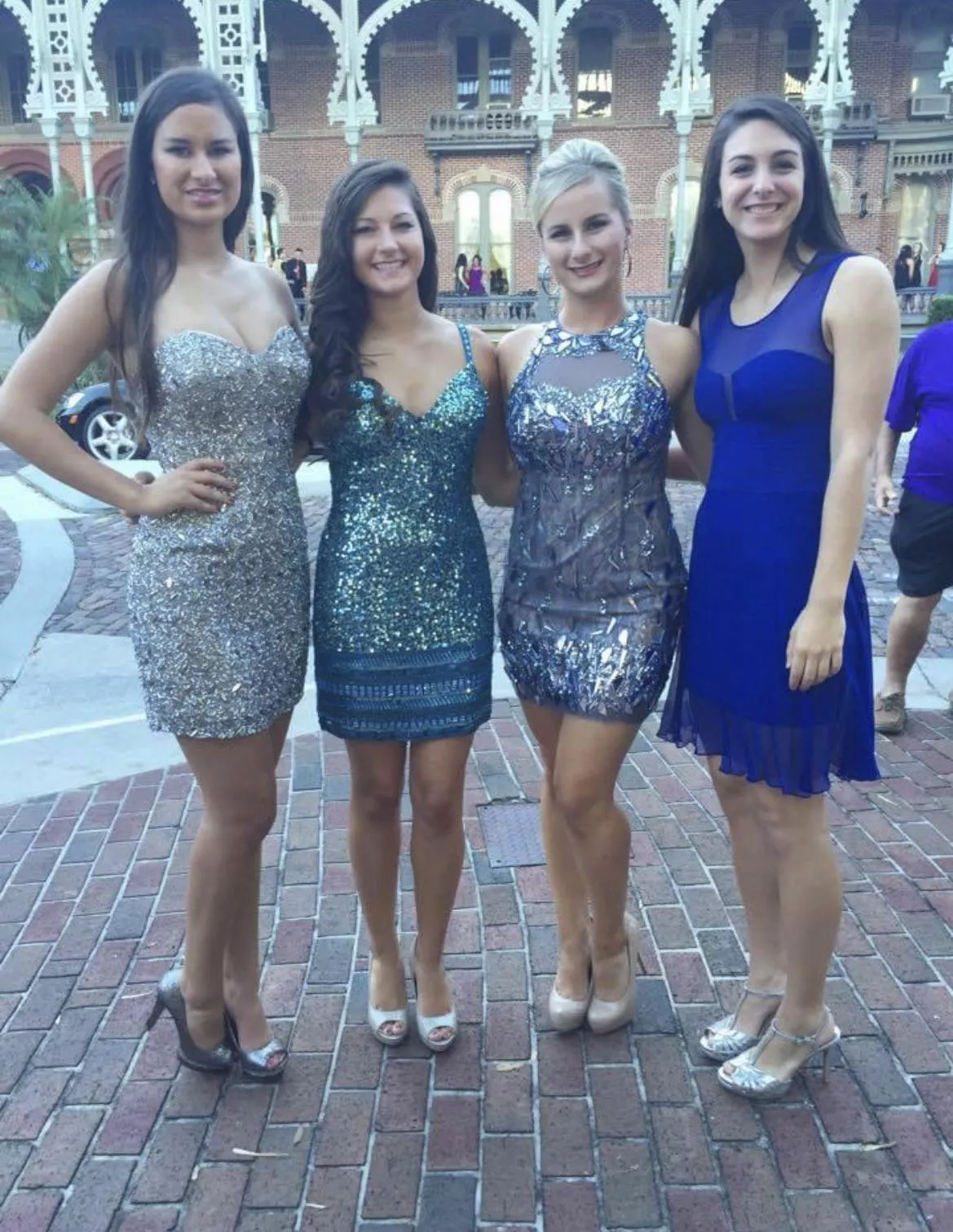 Whose dress are you ruining? [4]