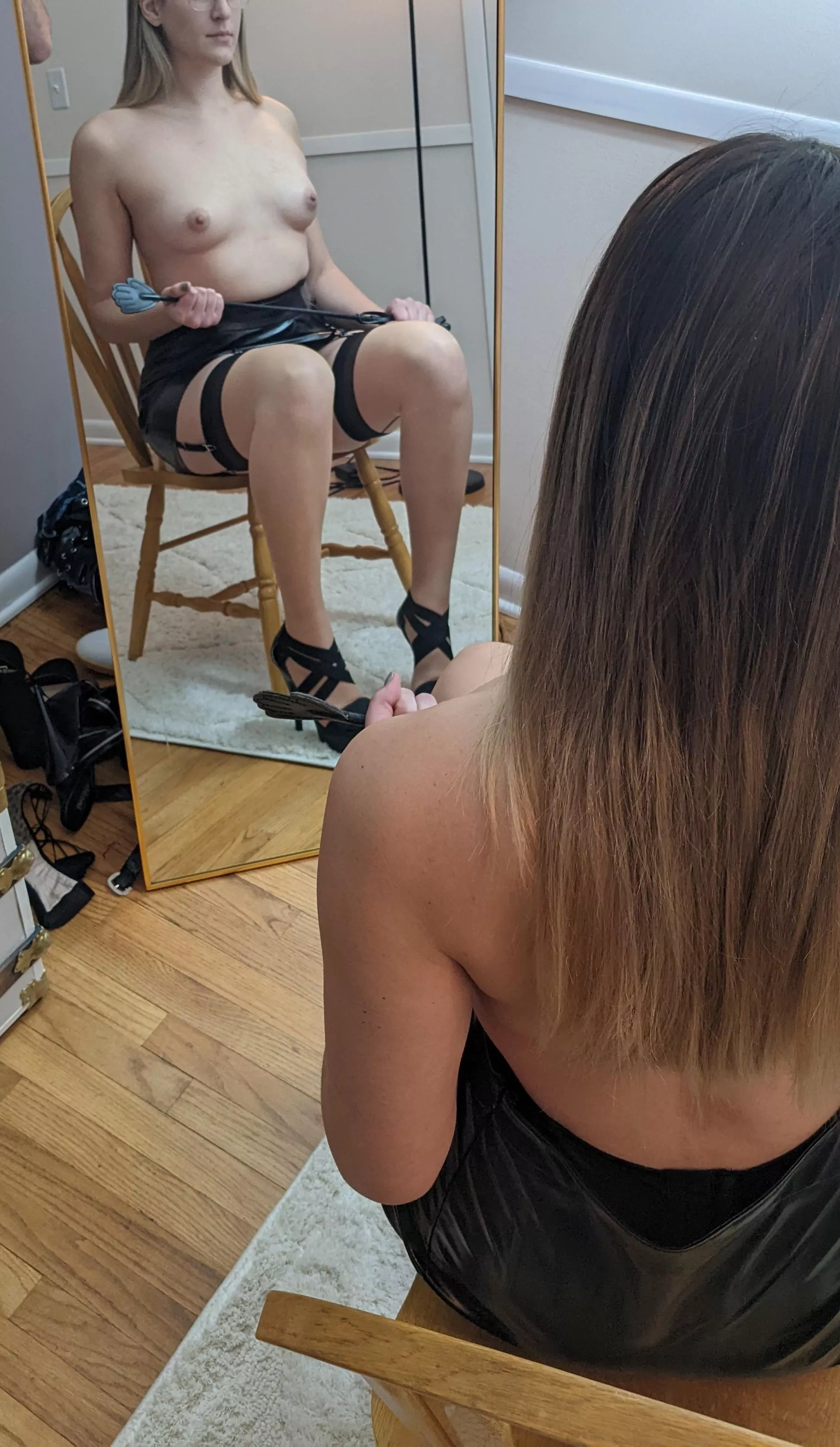 Whose next in line for their punishment tonight? Whoever withstands the most strokes wins a surprise... 😈