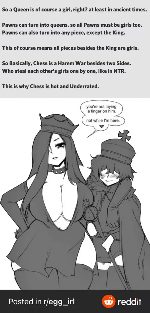 why chess make my peepee hard