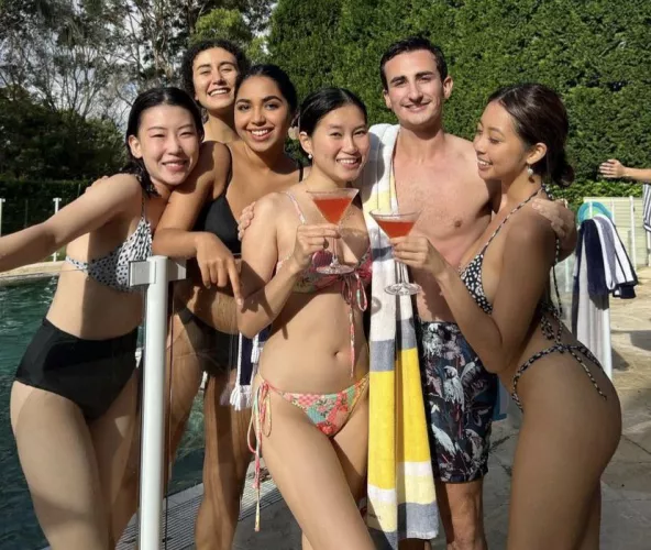 Why do all Asian girls flock to the one white guy?