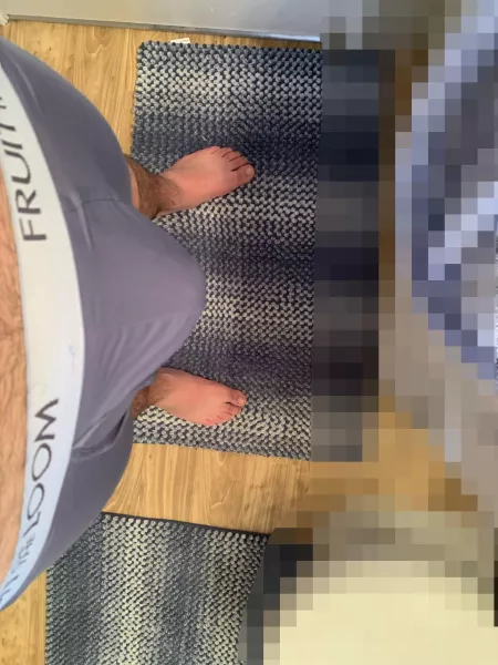 Why is my bulge so huge in the morning… dam…