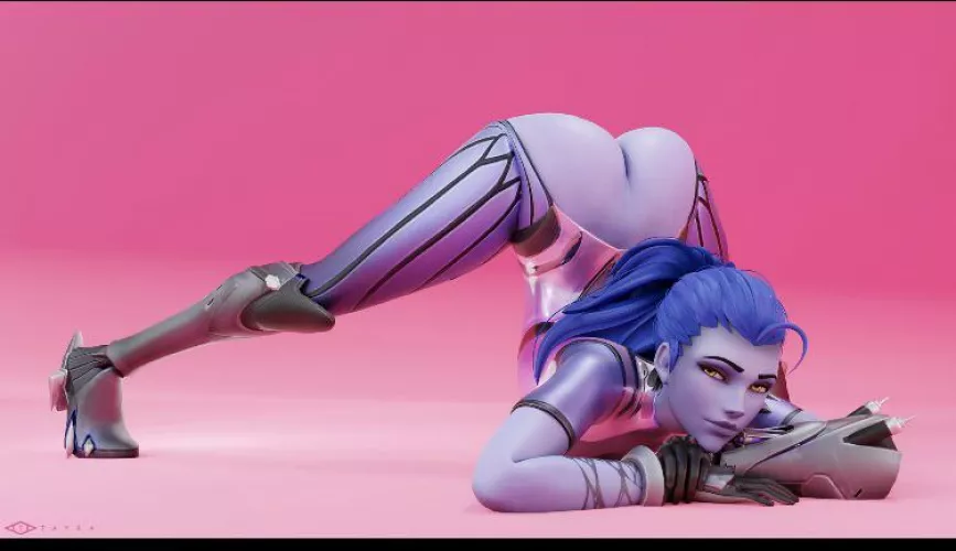 Widowmaker bent over ready to be fucked
