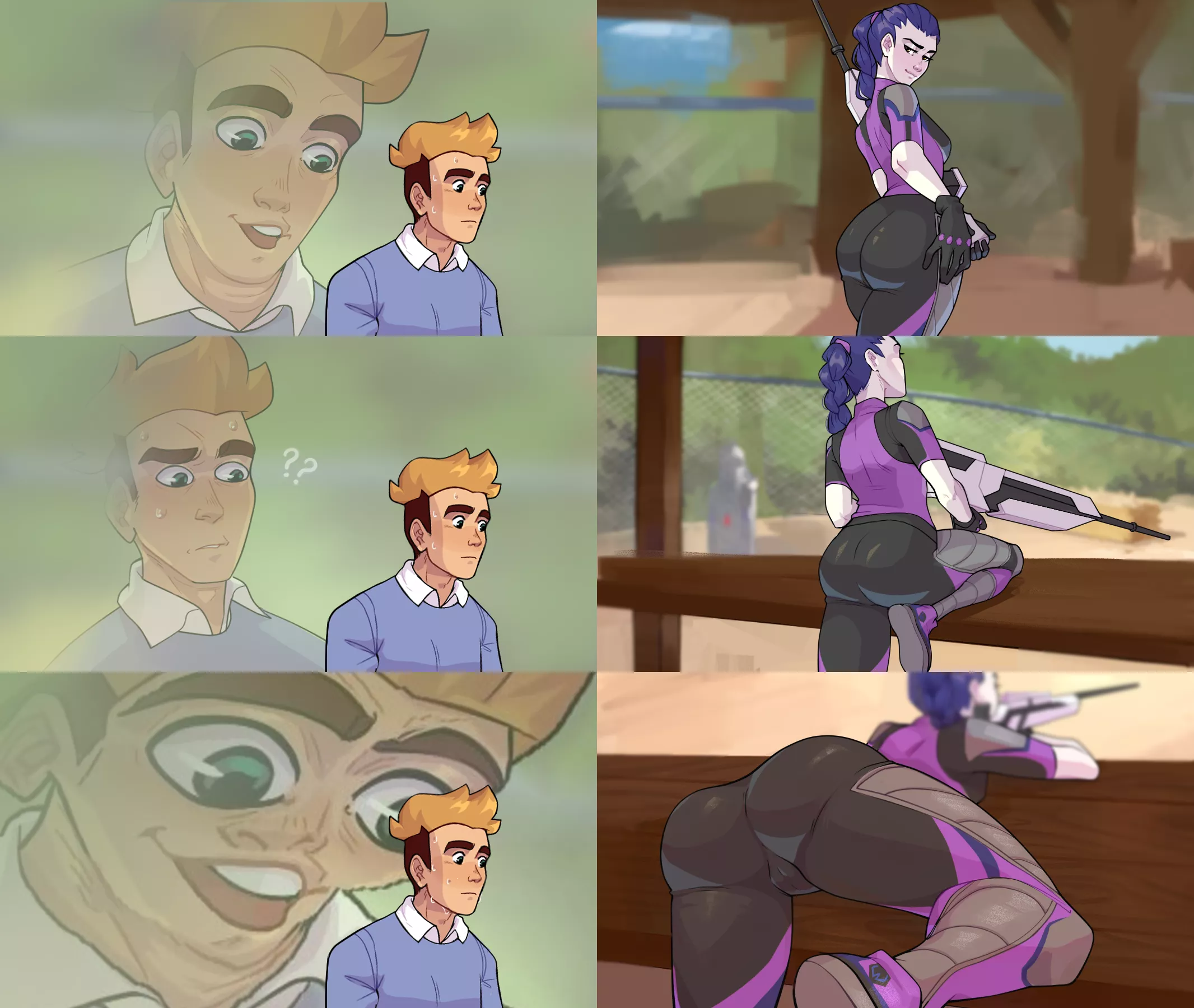 Widowmaker does know how to show off at the competition [ACADEMY34]