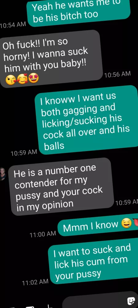 Wife and I are talking about another guy!