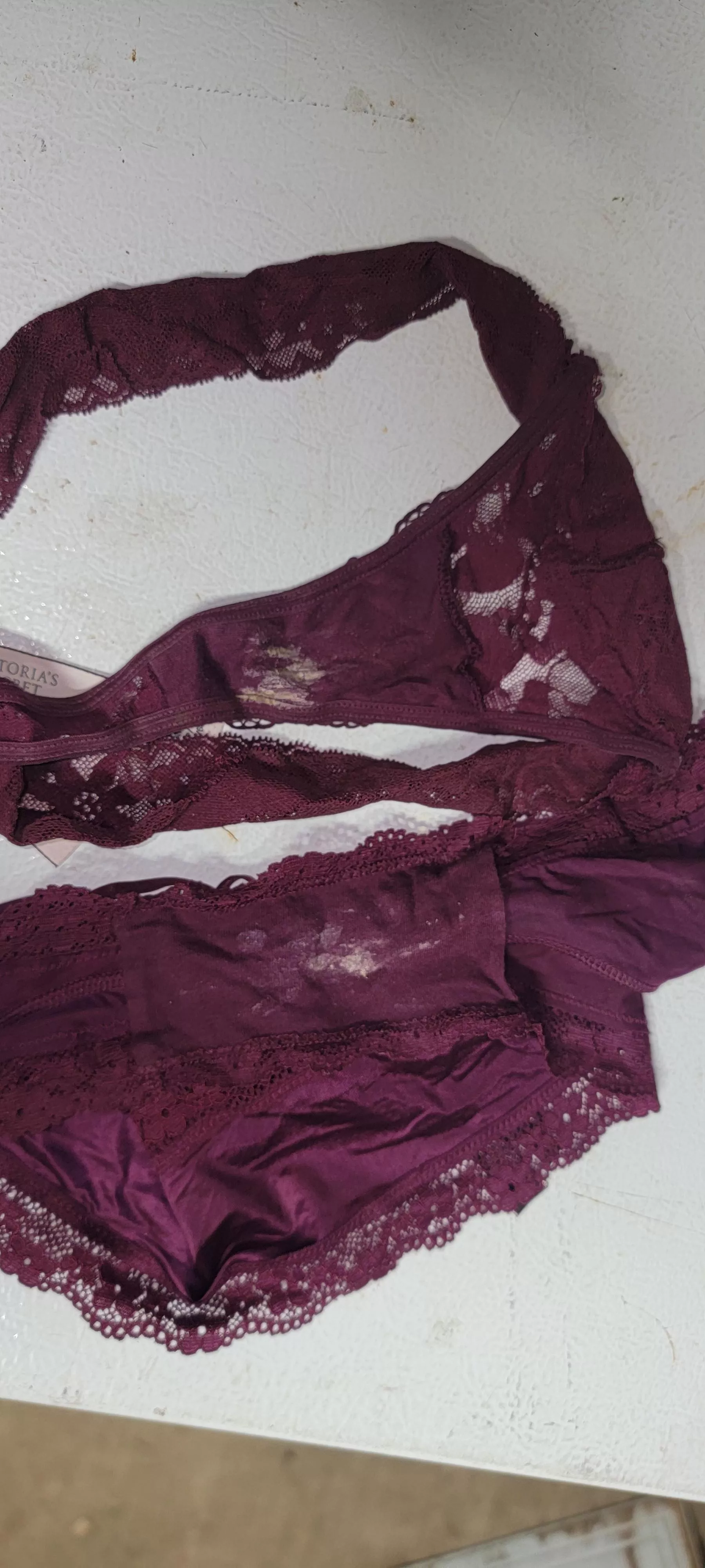 Wife and sil panties.. they both smell a Lil sweet and sweaty