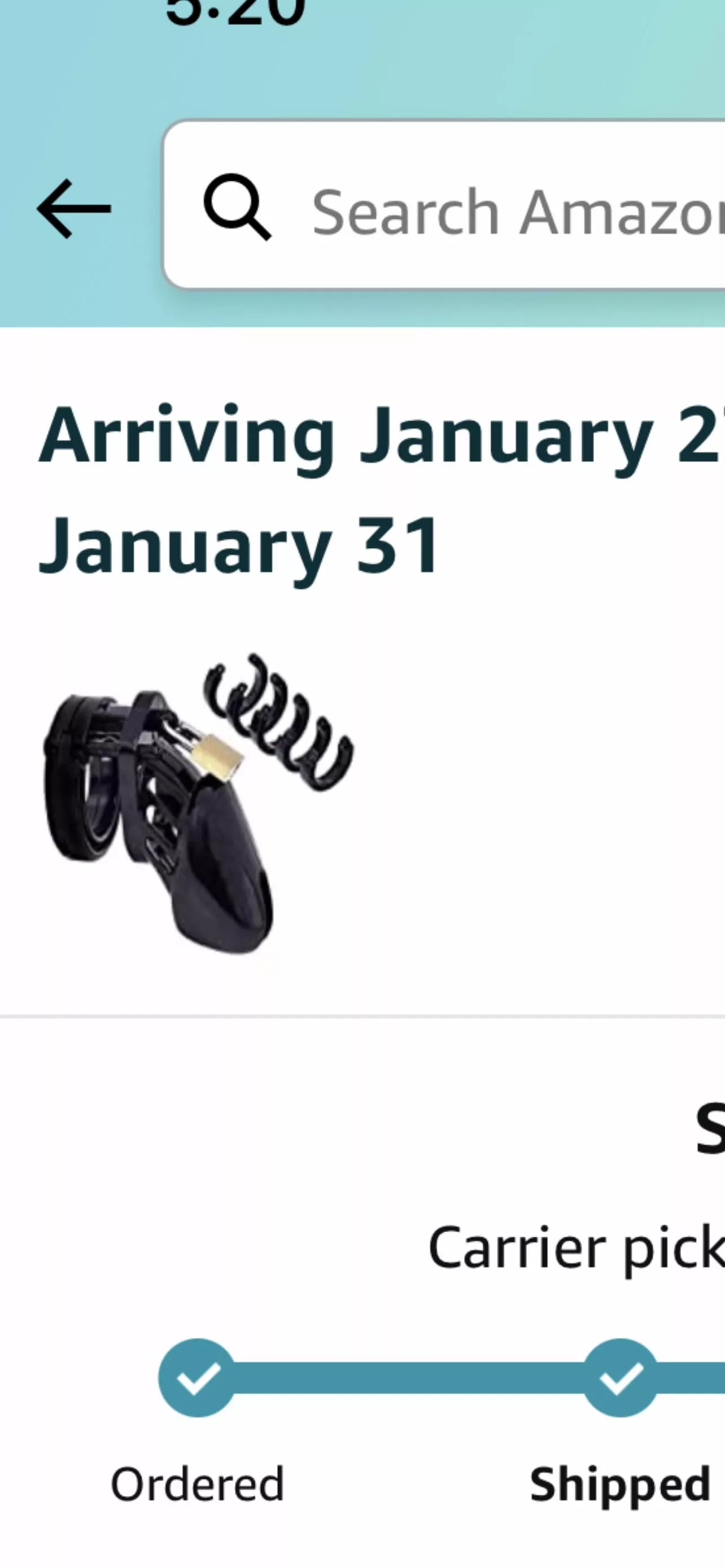 Wife bought me and cage and said I can’t fuck her nomore when it comes in