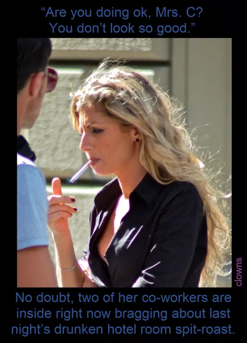 [wife] Fun times around the watercooler today.