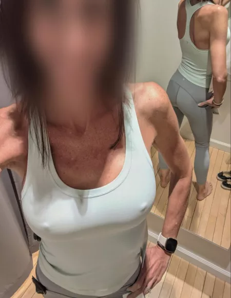 Wife out shopping, wanted to know how I liked this outfit?