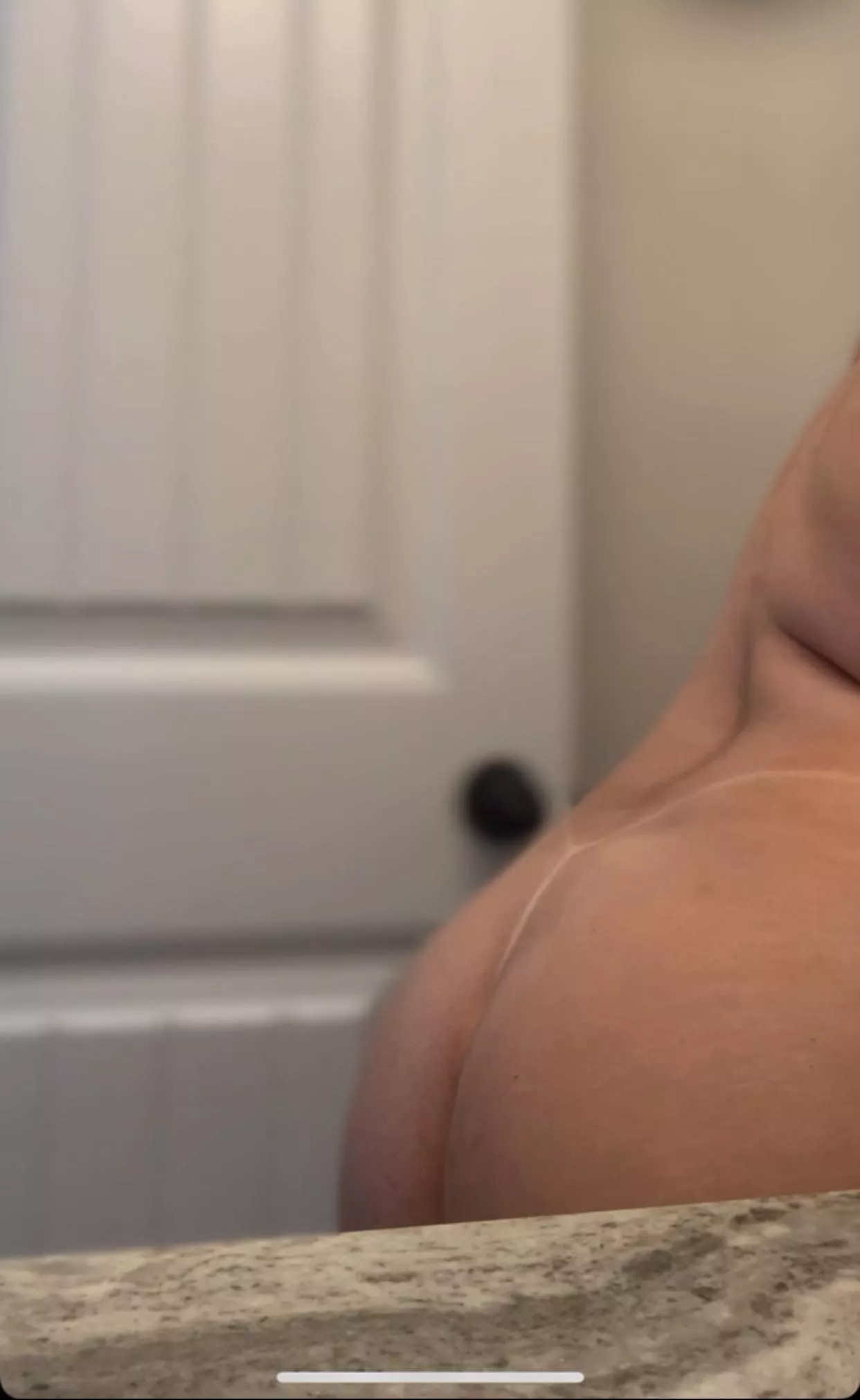 Wife showing off her tan