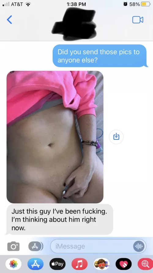 Wife teasing me while I’m at work