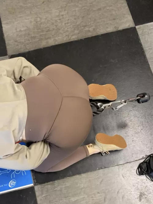 Wife turning heads at the gym