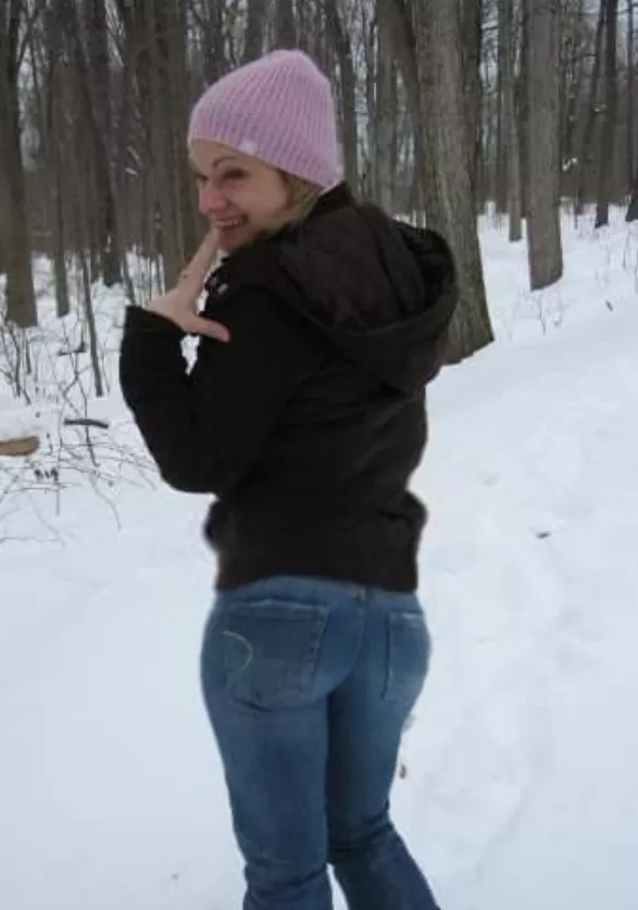 Wife's ass in jeans Wife's ass in jeans