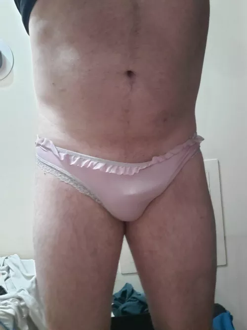 Wifes gone just sat down to eat and then I am thinking I should be someone's slut :P I love to be humiliated and degraded kik is silkypanties20