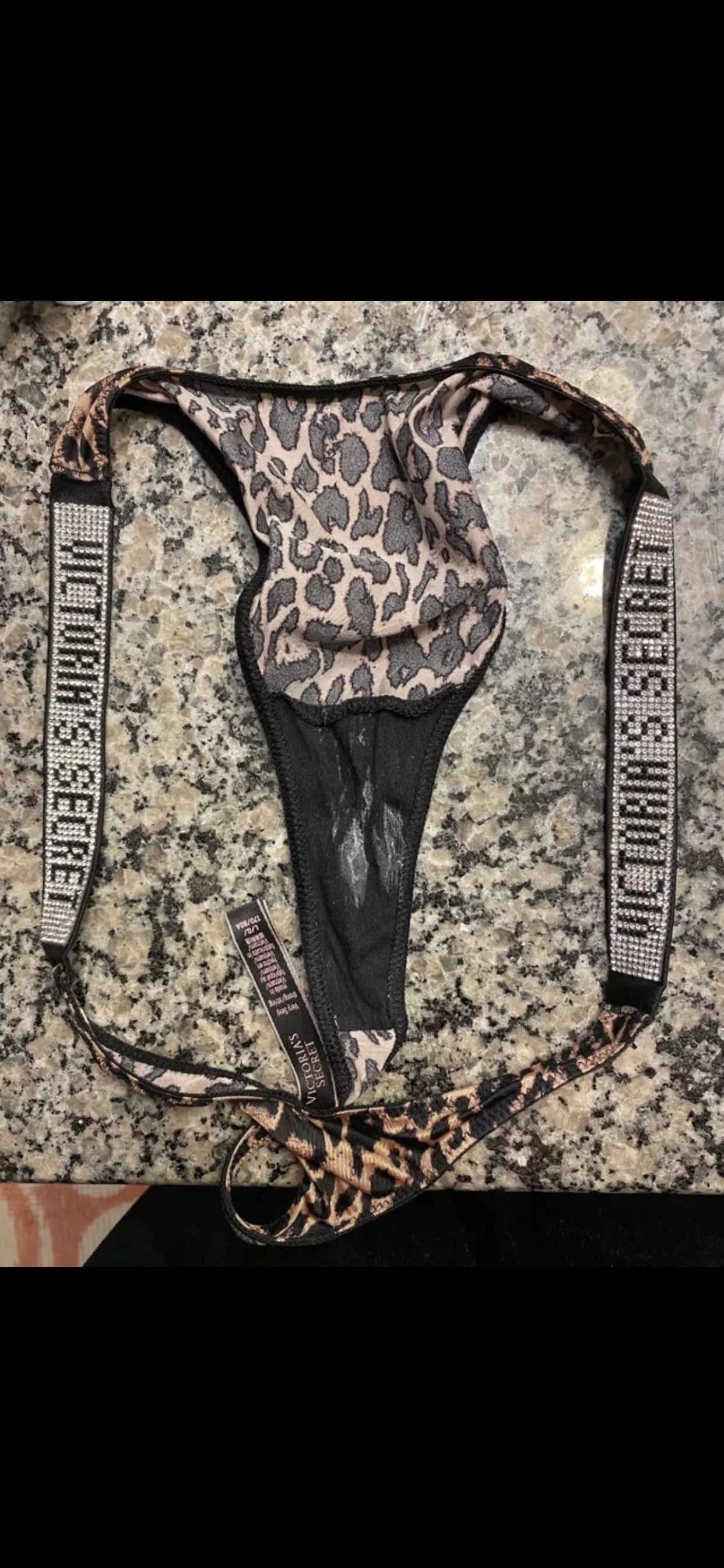 Wife’s shine strap thong