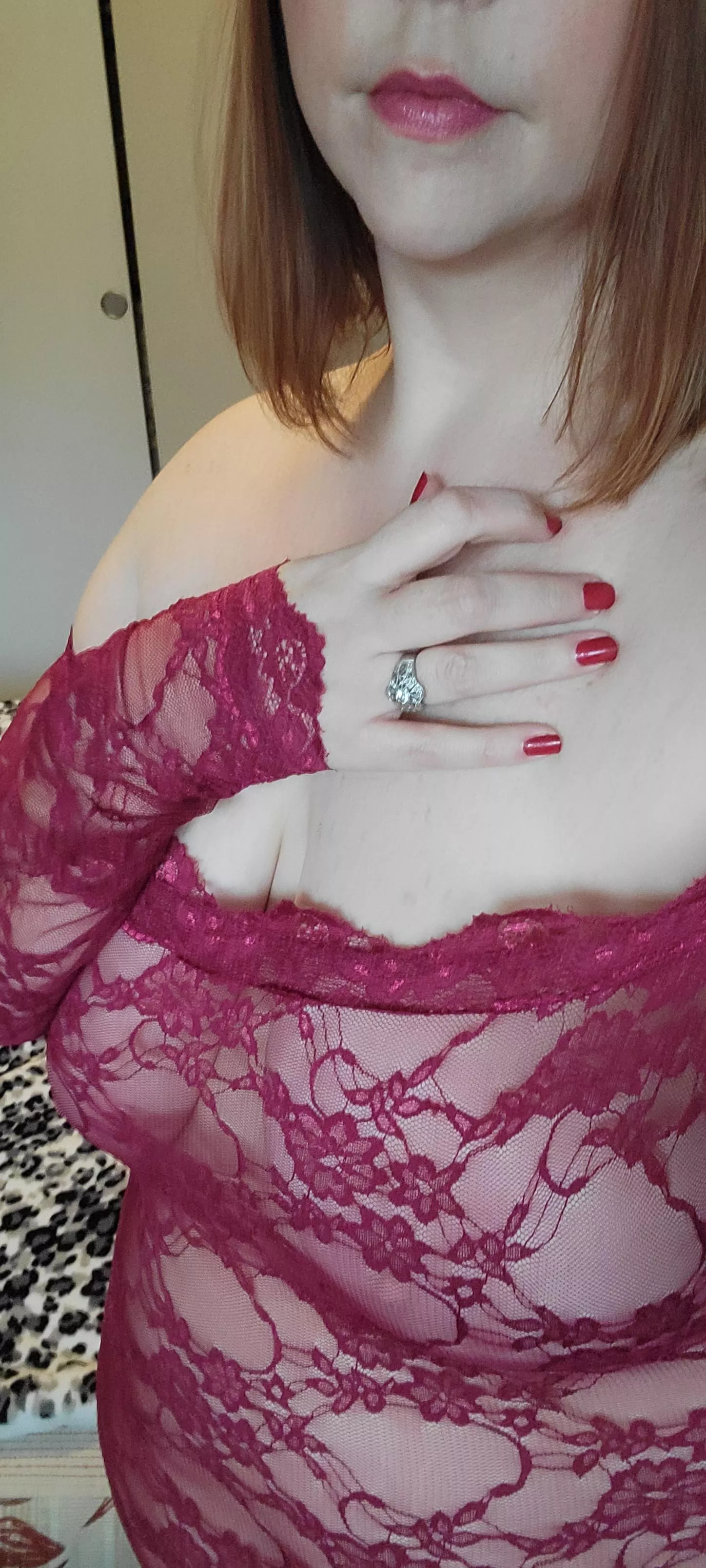 Wine red this time.. this habit is getting kinda expensive lol [OC] [44f]