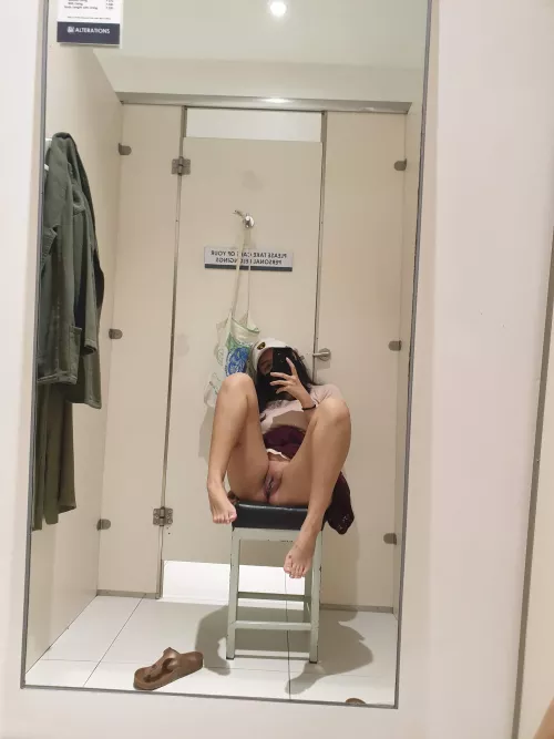 Wish there was a [f]itting room but for cock instead of clothes.