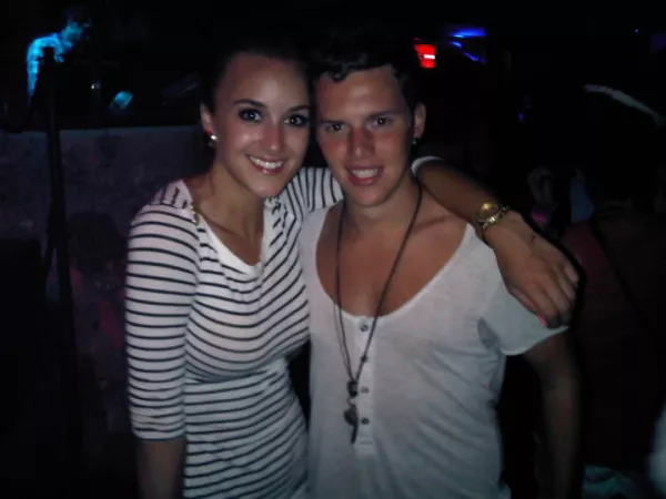 With a fan in Ibiza in 2011 With a fan in Ibiza in 2011