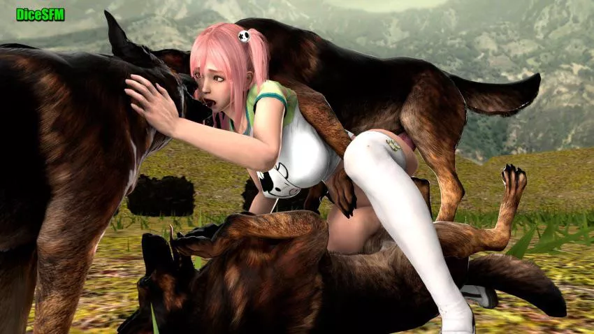 With her pussy and ass already taken, he’s making sure her mouth is ready for him... (dicesfm) With her pussy and ass already taken, he’s making sure her mouth is ready for him... (dicesfm)