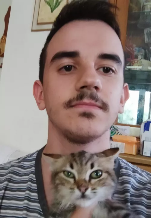 With my beloved Frida With my beloved Frida