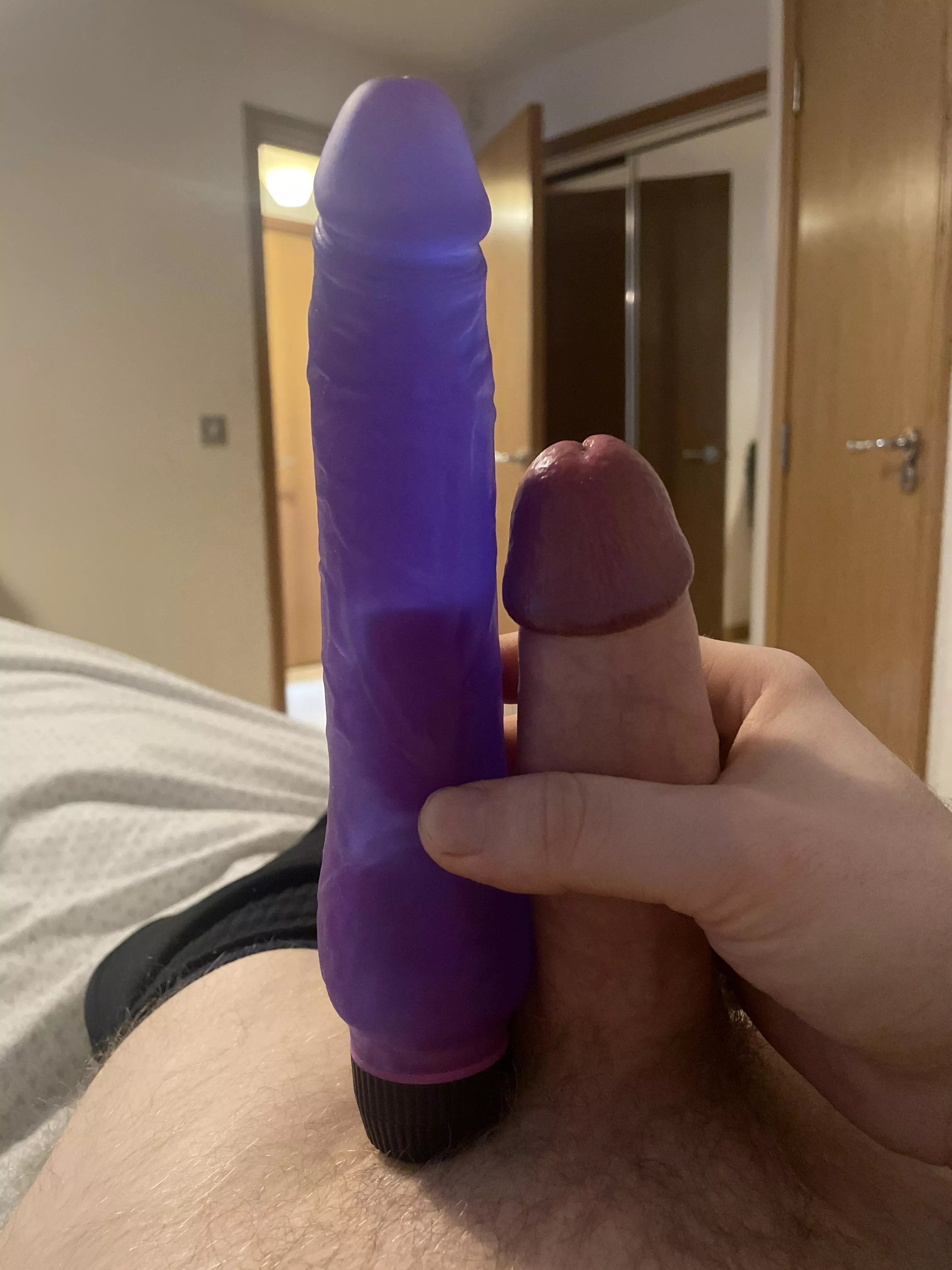 With my girl’s 8” vibrator With my girl’s 8” vibrator