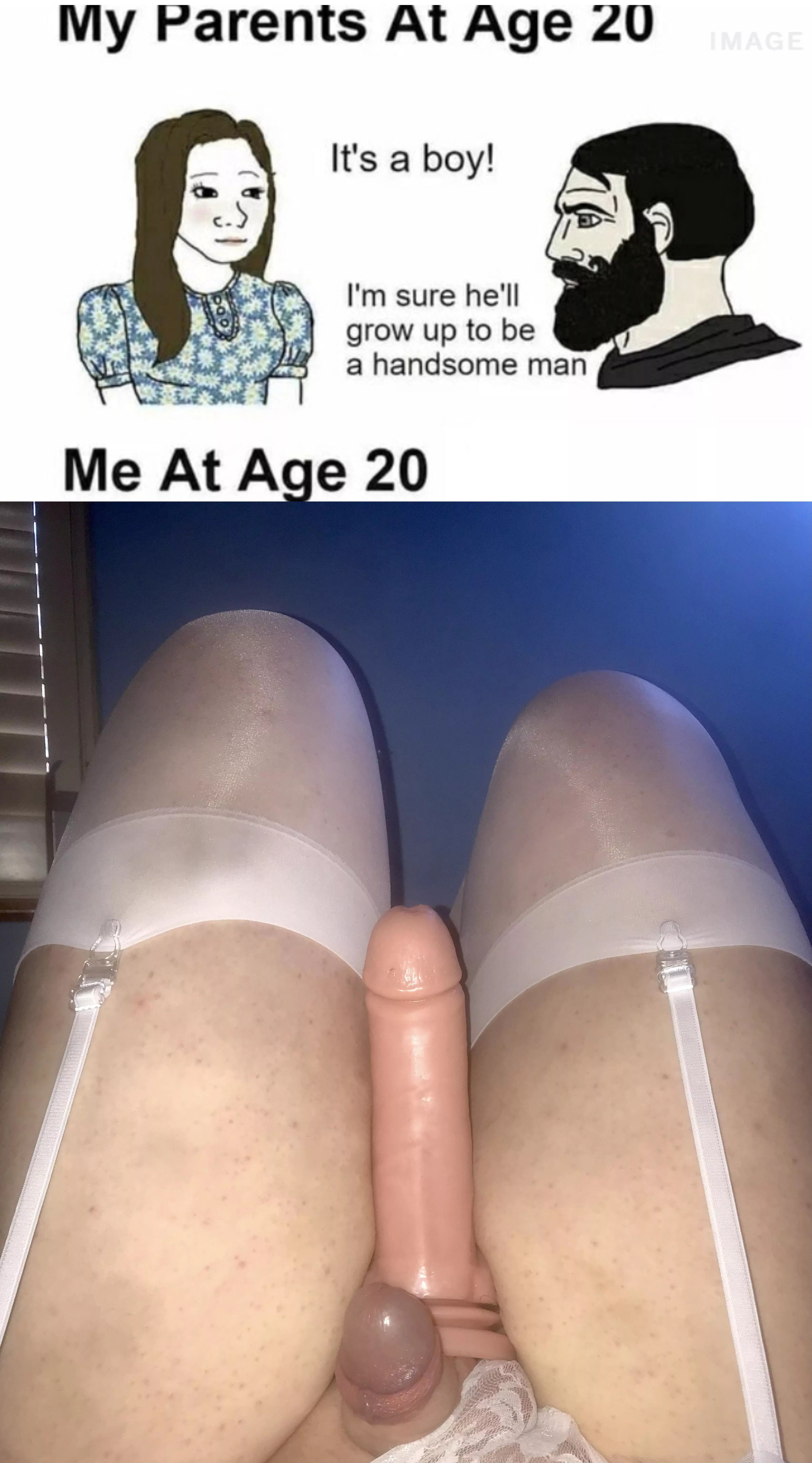 With my little clitty that’s very doubtful 🤪 With my little clitty that’s very doubtful 🤪