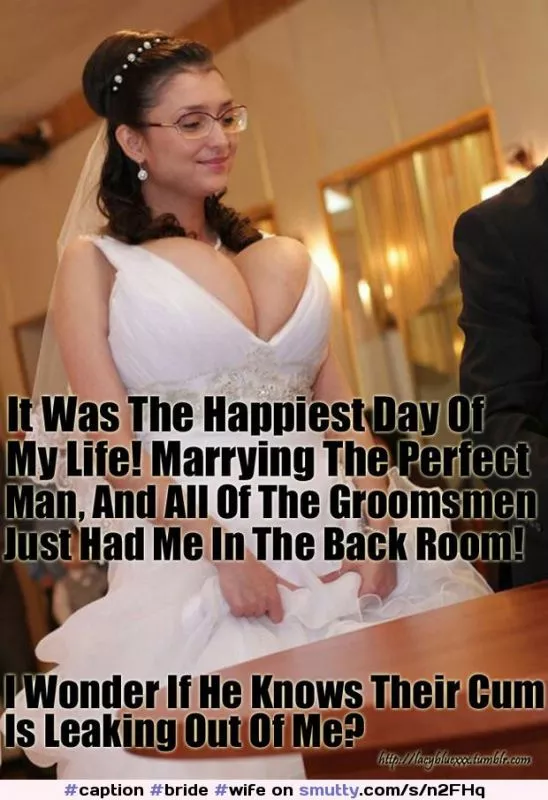 With tits like that, hes lucky it waant every man at the wedding. With tits like that, hes lucky it waant every man at the wedding.