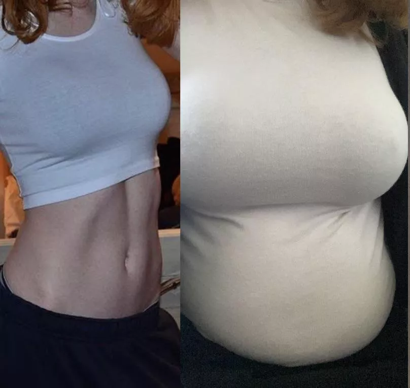 With weight gain brings boobs ( . Y . ) With weight gain brings boobs ( . Y . )
