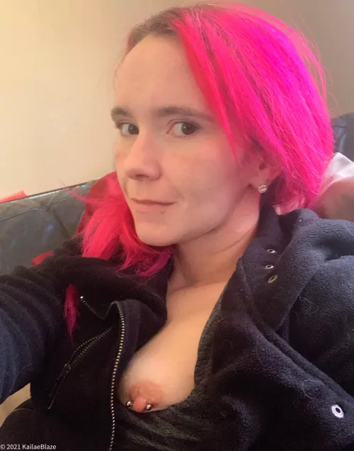 Woke up at 4 am to screaming kids because the power went out! It got so cold inside that my nipples hurt… will you help warm them up?