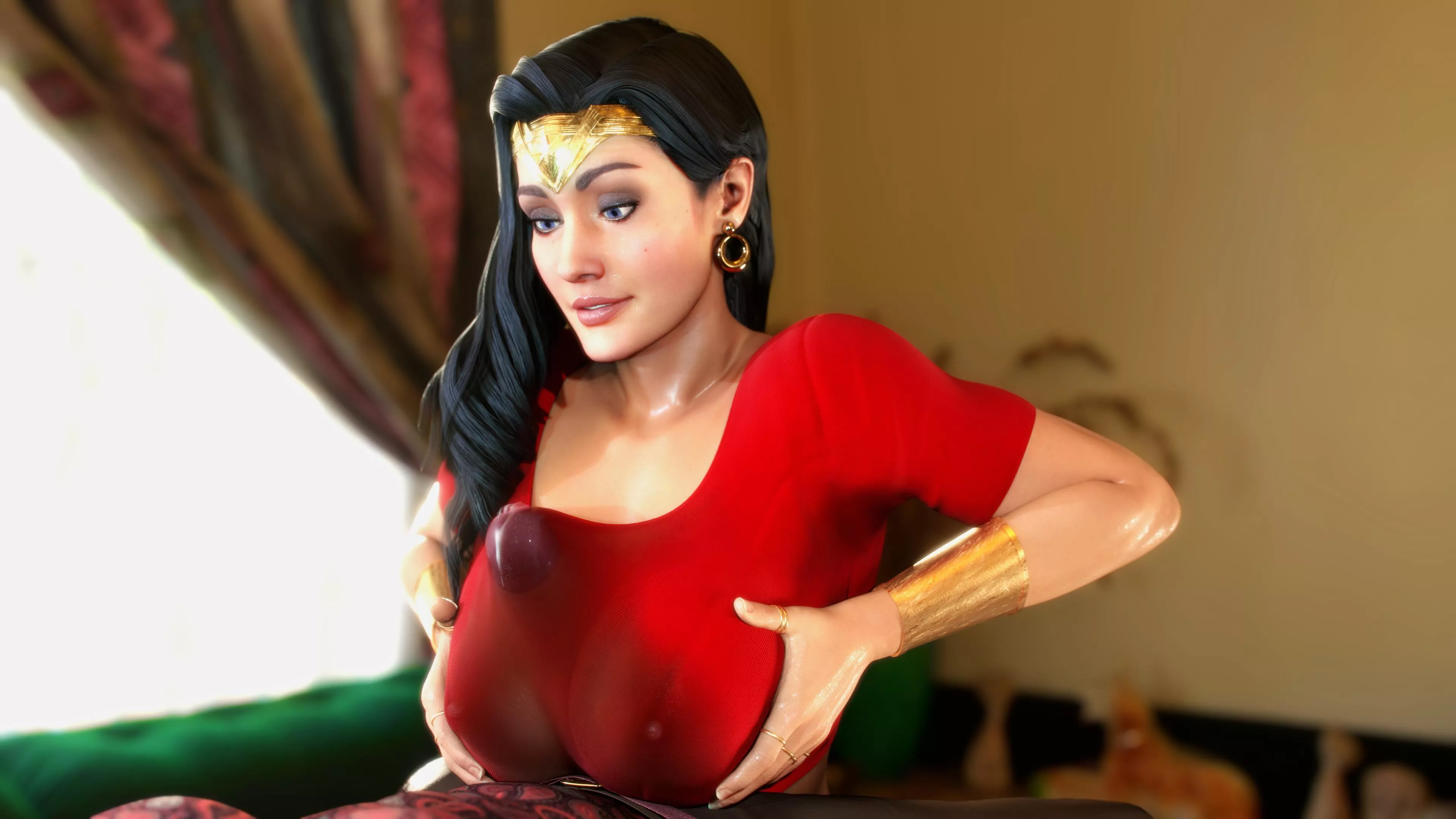 Wonder Woman titfuck (leeteRR) [DC]