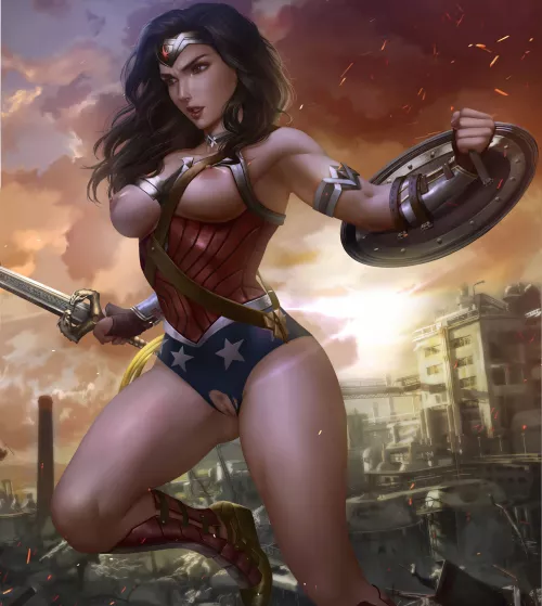 Wonder Woman's new suit looks great! Wonder Woman's new suit looks great!