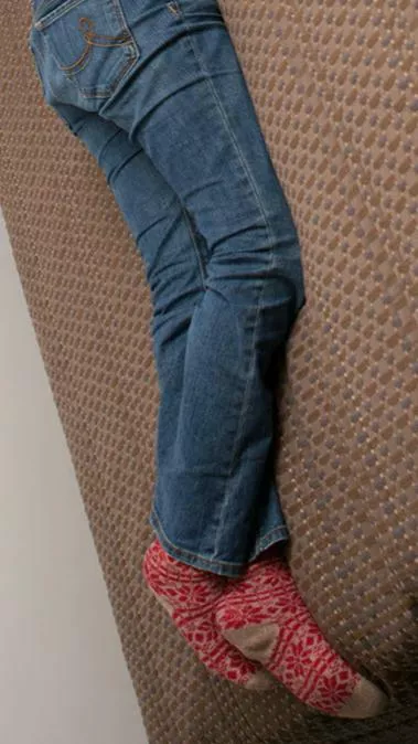 Woolly sock season! Can't wear them for long... make my feet really sweaty 💦