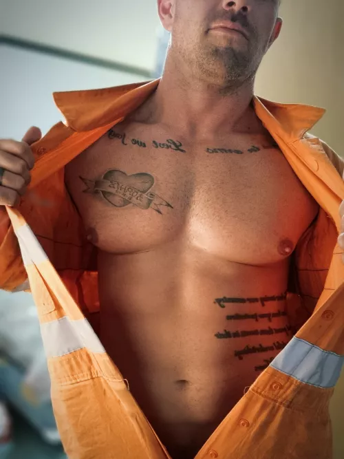 Work done. Time to strip down 😏