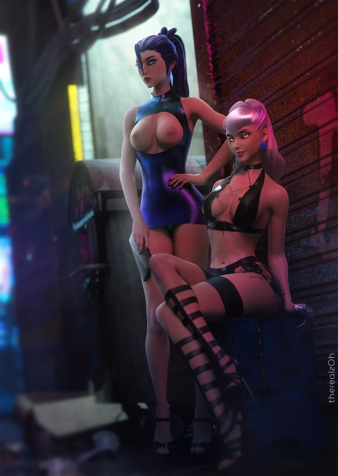 Working girls Kai'Sa and Evelynn (therealzOh)
