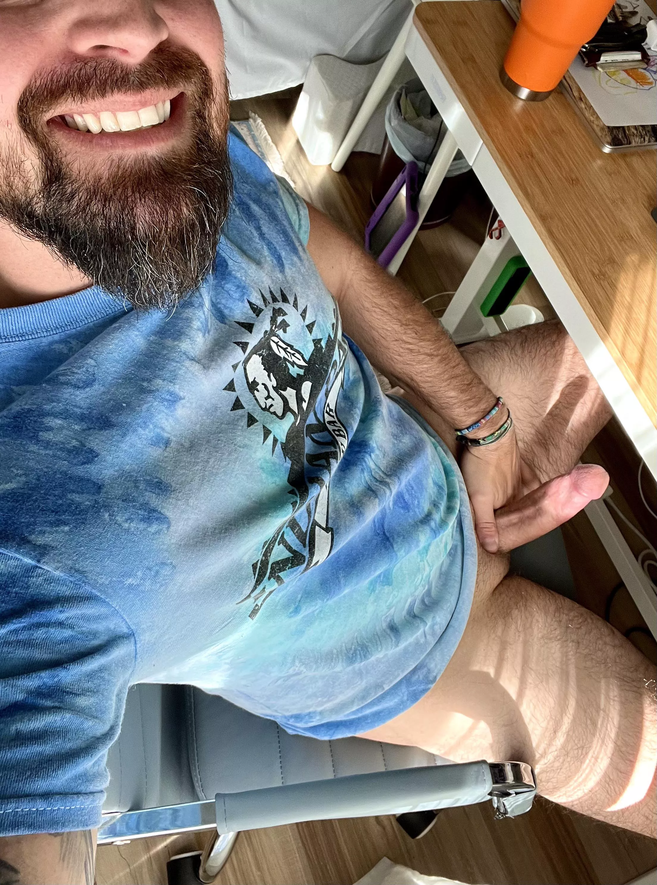 Working hard this afternoon