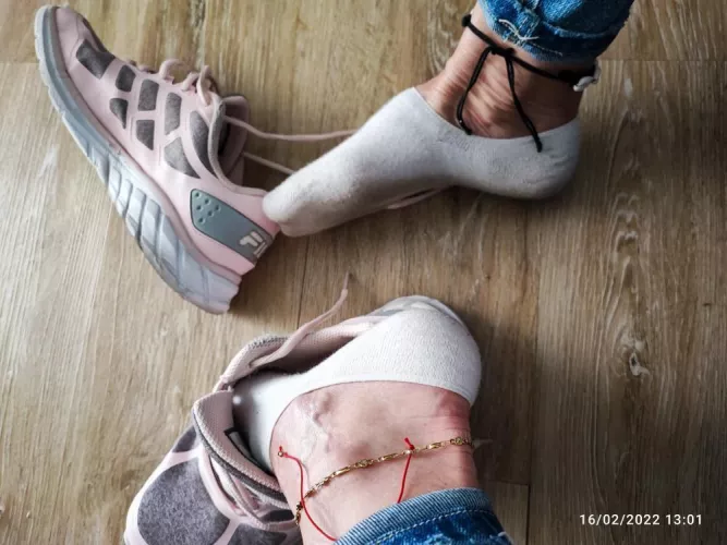 working on dirty socks