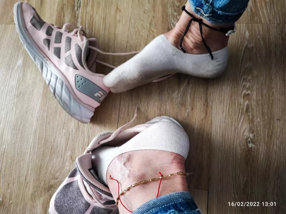 working on dirty socks