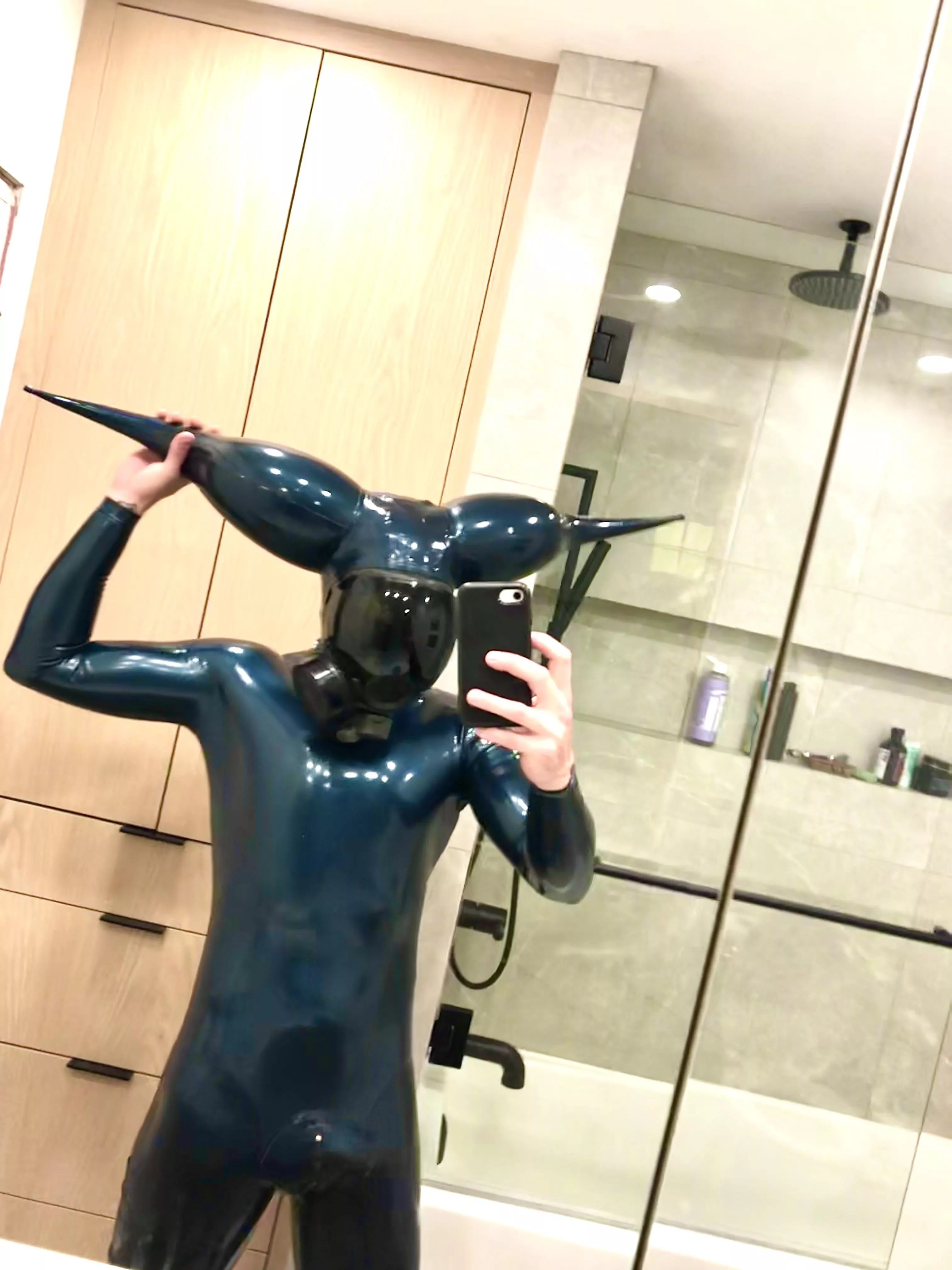 Working on my monster costume. Working on my monster costume.