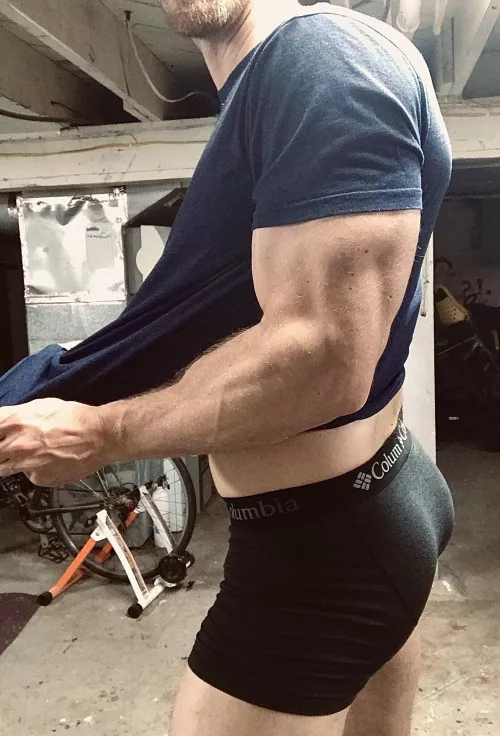 Working out in boxer briefs because reasons π€· Working out in boxer briefs because reasons π€·